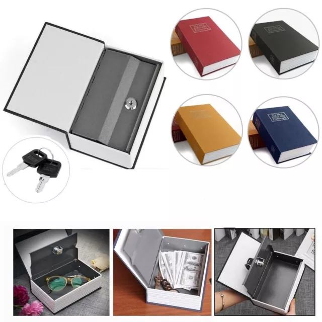 Booksafe Simulated Book Safe Safe Diversion Metal Box Dictionary Hollow Book