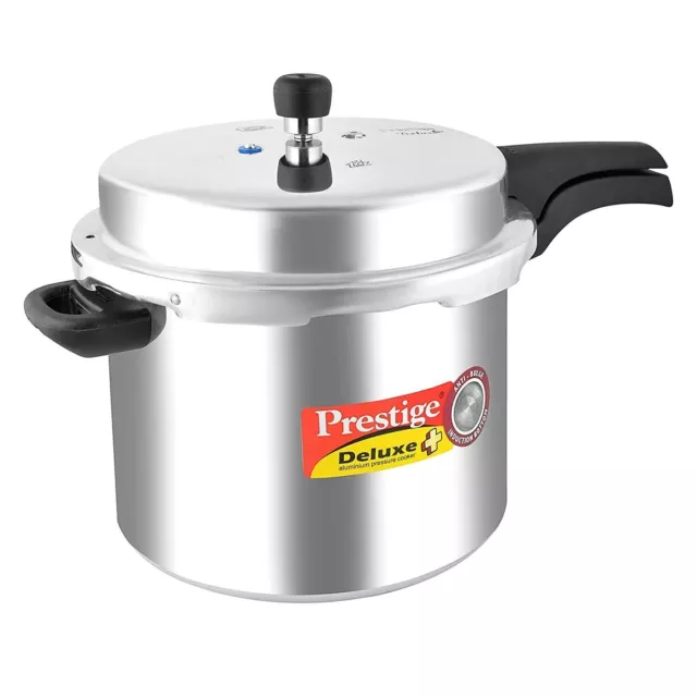 Prestige Deluxe Plus Induction Base Aluminium Pressure Cooker 10 Litres