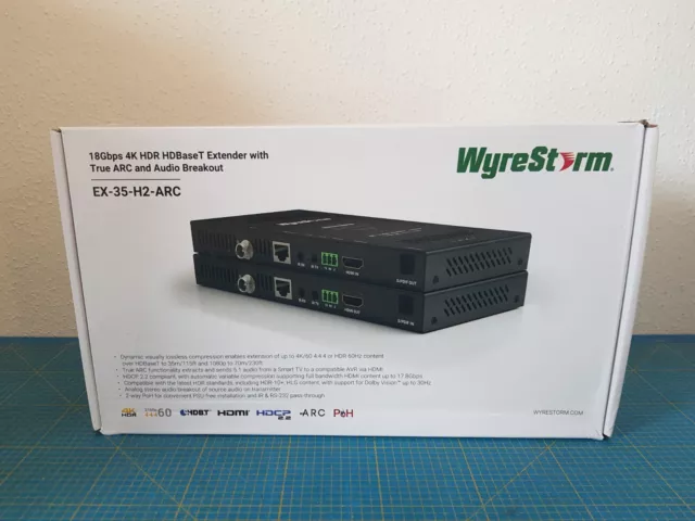 WyreStorm EX-35-H2 HDMI UHD 4K HDBaseT 814303014042