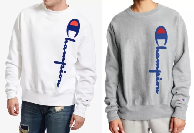 Champion Life Reverse Weave Flock Script Heavy Weight Fleece Crewneck Sweatshirt