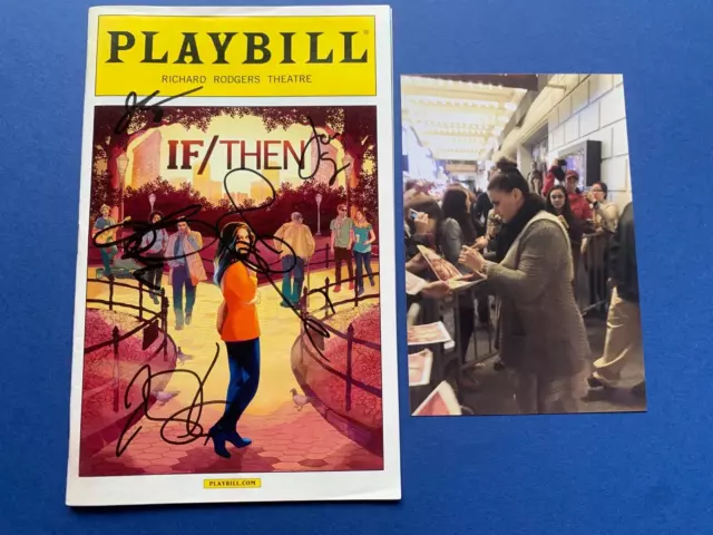Signed Playbill by IDINA MENZEL, ANTHONY RAPP and more  autographs  in person