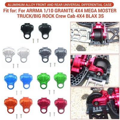Blu LEGA di alluminio differenziale Giogo Set per ARRMA Granite 1/10 RC auto 