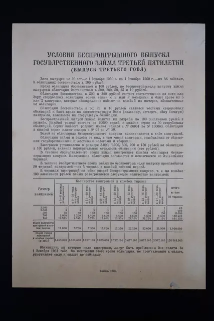 Obligation Russie vierge 1940 Seconde Guerre mondiale 2