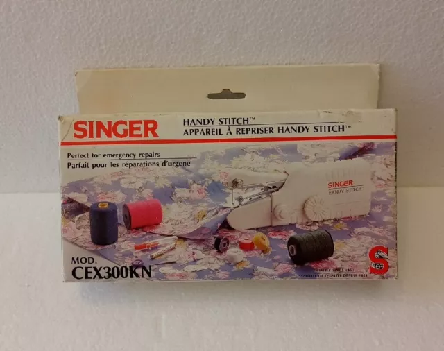 Singer Mini Mender CEX300KN Handy Stitch Hand Held Sewing Machine