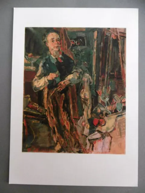 KIKOÏNE Michel AUTOPORTRAIT carton invitation 2001 Musée Judaïsme École de Paris