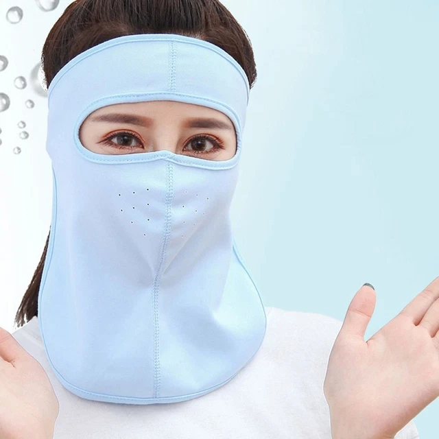 Mask Ice Silk Summer Sunscreen Mask Men Fishing Face Mask Womne Neckline Mask