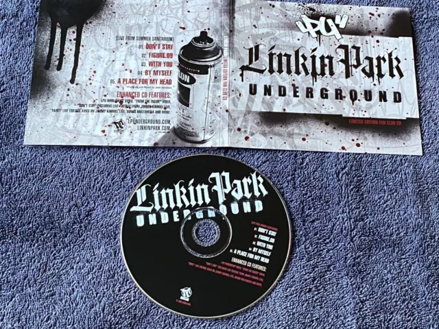 LINKIN PARK UNDERGROUND 3 CD LPU Limited Edition Fan Club MINT 2003