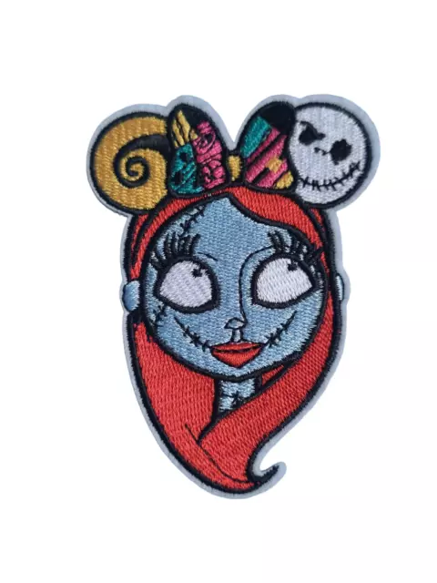 SALLY Jack Nightmare Before Christmas Iron On Patch Sew on Embroidered New