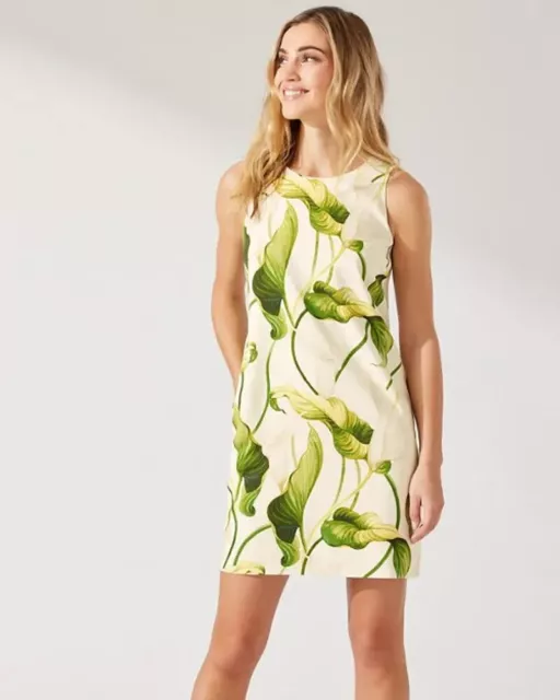 TOMMY BAHAMA NWT $225 30th Anniversary Graceful Blooms Shift Dress Size Small