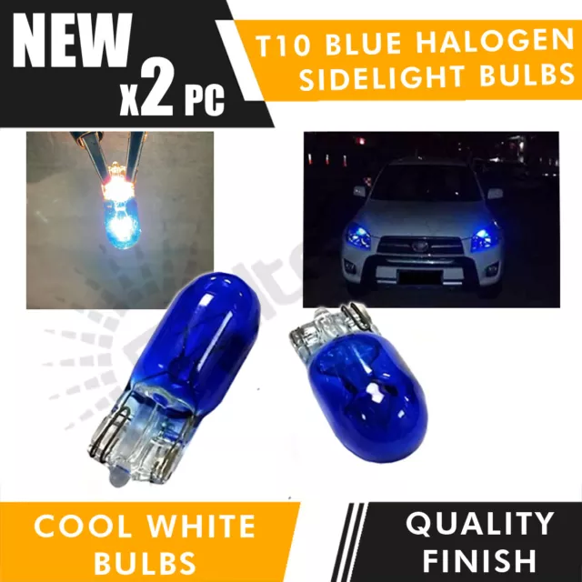 2 x Xenon Blue White T10 501 W5W Sidelight Bulbs UK- halogen bulb upgrade canbus