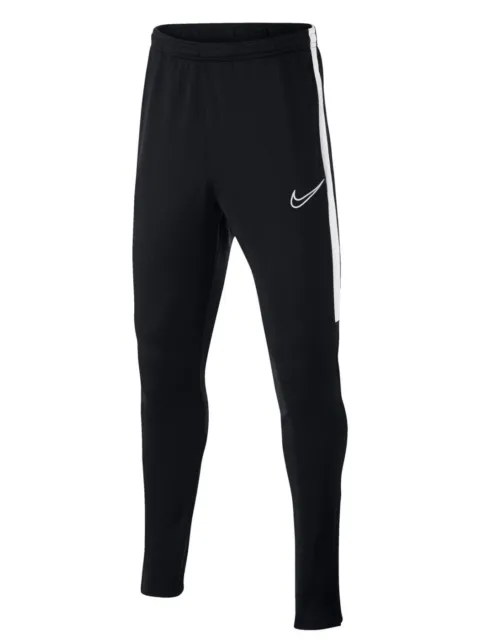 Pantaloni Nike Ragazzi Nero e Grigio Academy Warm-Up Suit Bottom 8-10 Anni Nuova con etichette
