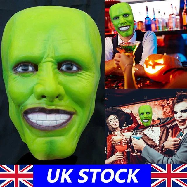 THE MASK MOVIE Jim Carrey Cosplay Halloween Party Funcy Dress Mask New UK £12.99 PicClick UK THE MASK MOVIE Jim Carrey Cosplay Halloween Party Funcy Dress Mask New UK £12.99 PicClick UK