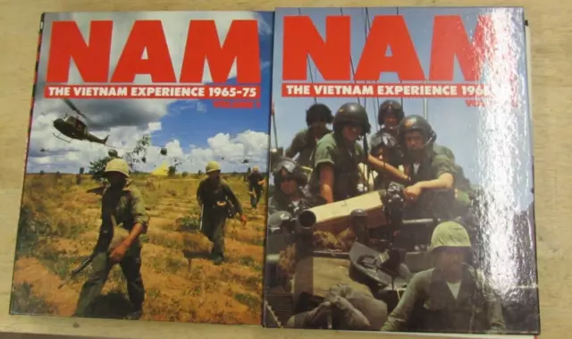 VOL 1 & 2 NAM THE EXPERIENCE 1965-75 BINDERS pub by ORBIS  ** FREE UK POST **