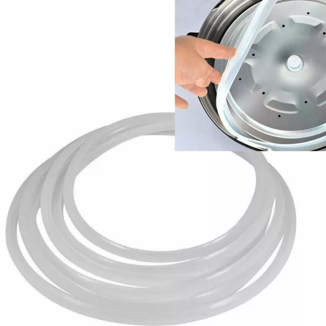 18-32cm Replacement Clear Silicone Rubber Gasket Home Pressure Cooker Seal-Ring