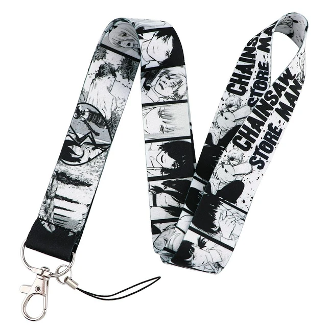 CHAINSAW MAN LANYARD Key Holder,Tatsuki Fujimoto Necklace, Manga comic