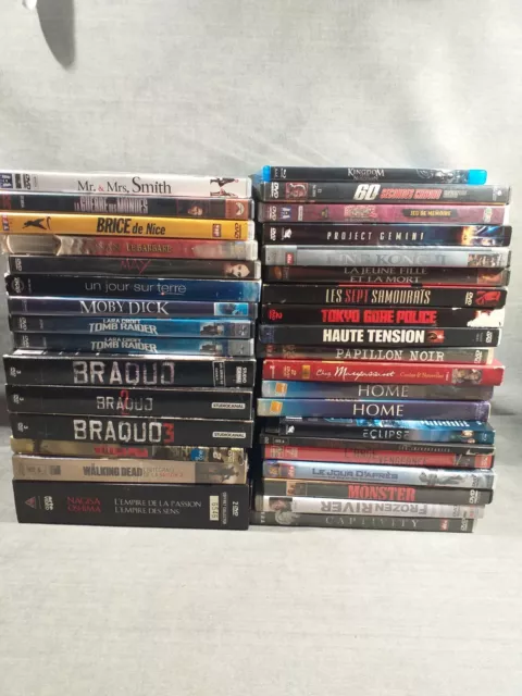 Lot de 35 DVD / Coffrets Films, Séries, Documentaires...