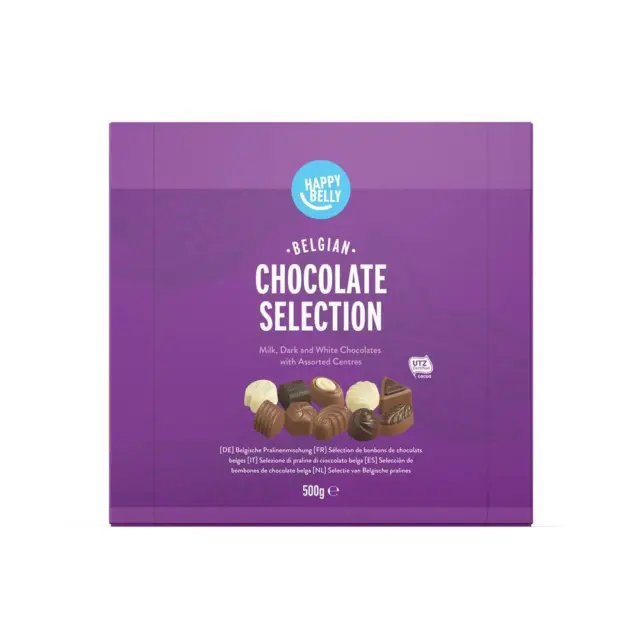 Cioccolato Happy Belly Mix cioccolatini belgi 2x 500g NUOVI MHD 23/11/23