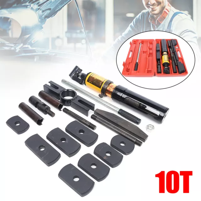 10T Hydraulic Cylinder Sleeve Liner Puller Splitter Dry-Type Tool Truck 80-135mm