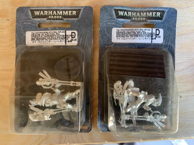 2x boxes of metal pathfinders with rail rifles 40k