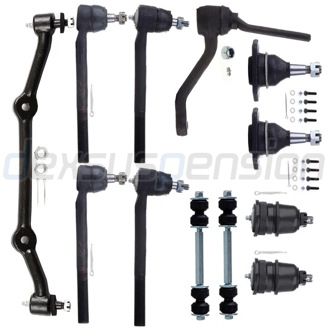 12x Front Tie Rod Ends Ball Joints Center Link Fits Chevrolet S10 Blazer