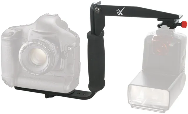 Pro Series 180° Quick Flip Rotating Flash Bracket Arm Holder for Canon Nikon 3