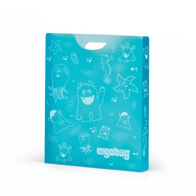 ergobag Heftebox Monster Petrol, DIN A4