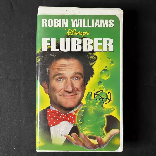FLUBBER (WALT DISNEY VHS 1998) - Clamshell - Robin Williams 90’s ...