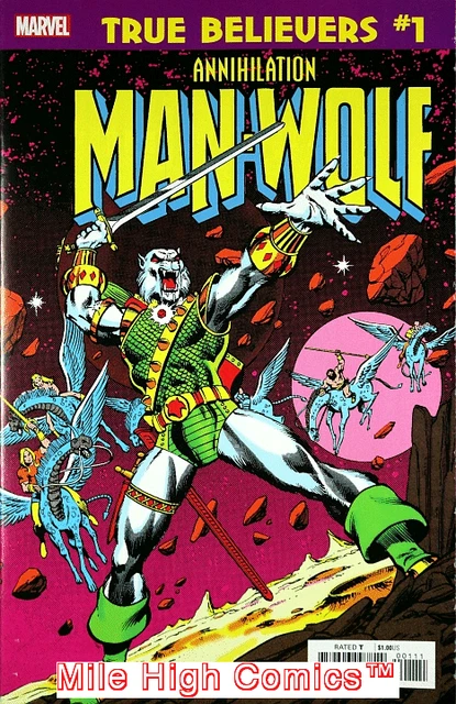 TRUE BELIEVERS: ANNIHILATION - MAN-WOLF IN SPACE (2019 Series) #1 Very Fine