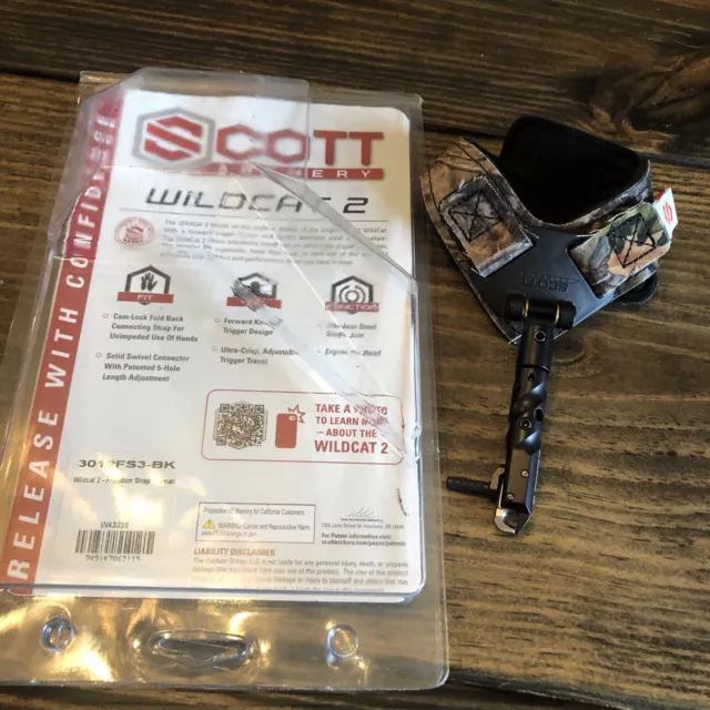 Scott Archery Wildcat 2 Release Buckle Strap Camo