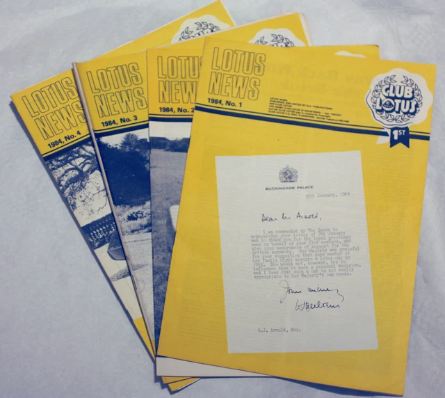 CLUB LOTUS MAGAZINES Set of four 1984 £4.95 PicClick UK