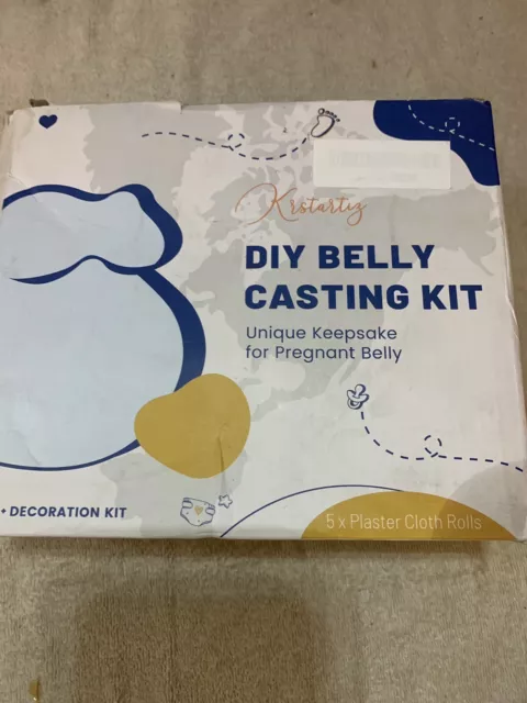 New in Box Kate & Milo Belly Casting Kit Keepsake for Expecting Mothers