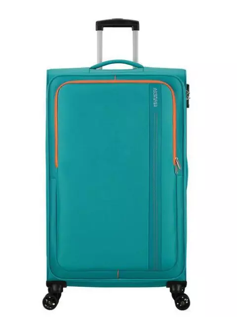 Trolley AMERICAN TOURISTER Océan Seeker Cône D'Hélice 80/30 Tsa Aqua Vert Xgra