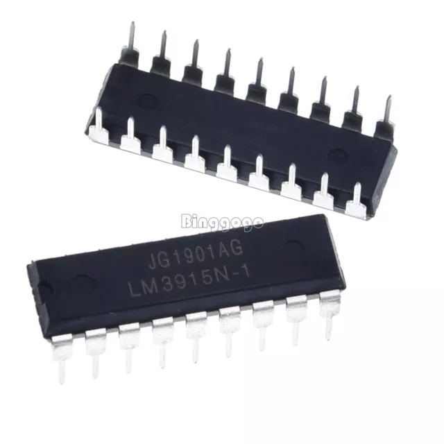5PCS  NSC LM3915N LM3915N-1 DIP-18 LED Bar Dot Display Driver