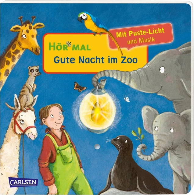 Hör mal (Soundbuch): Mach mit - Pust aus: Gute Nacht im Zoo von Julia Hofmann...