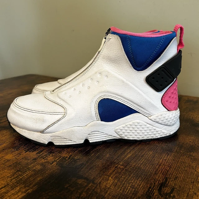 nike air huarache run mid womens blue