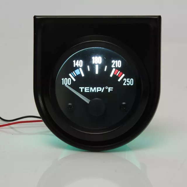 2 POUCES Indicateur de température 52MM numérique Eau LED Compteur 100-250°F