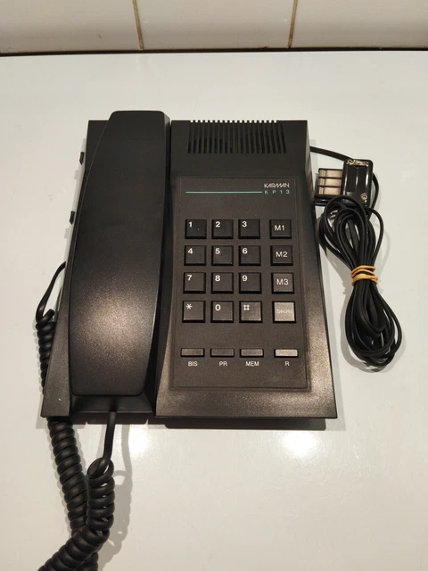 Téléphone Filaire Vintage Karman KP13 1992 Semble Fonctionner