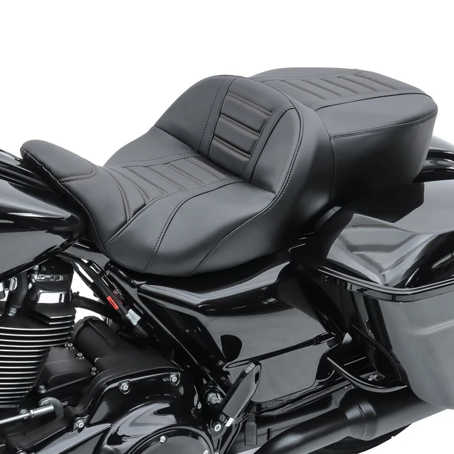 Selle Biplace Craftride SP4B Pour Harley Sportster Forty-Eight 2010-2020 - Confort Anatomique, Neuve