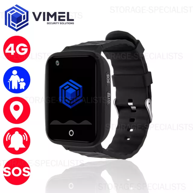 4G Real Time GPS Tracker Personal Watch Health Monitoring SOS Alarm Mobile Web