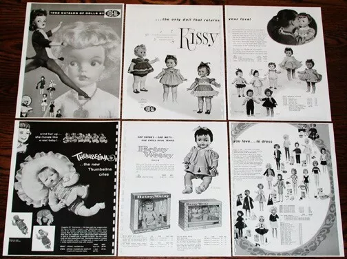 1962 IDEAL DOLL DEALER CATALOG Tammy Kissy 1960's DOLLS Reproduction Catalog