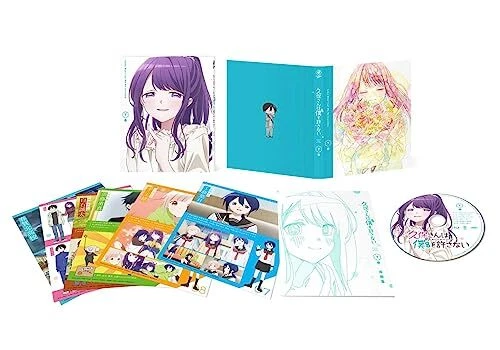 Kubo Won'T Let Me Be Unsichtbare Blu-Ray Box Vol.2 Artbook Karte Japan