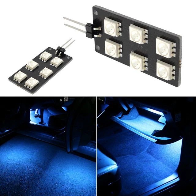 1x Universal Light Car Interior Lamp Footwell Decoration Light Bulb Accessories 1x Universal Light Car Interior Lamp Footwell Decoration Light Bulb Accessories