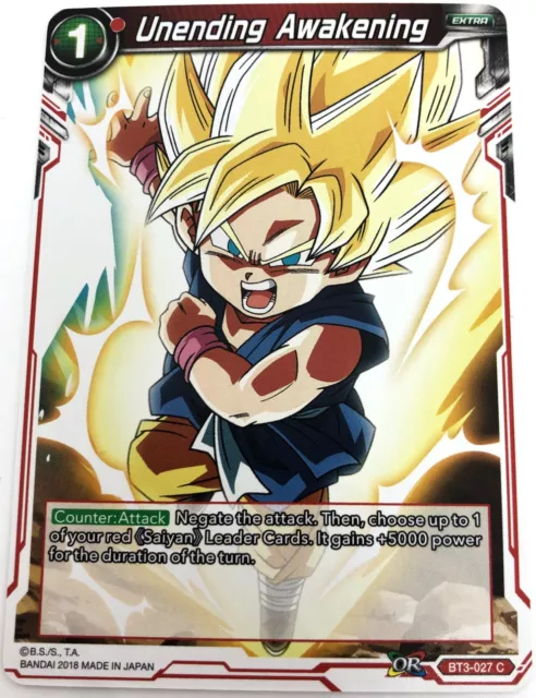 Carte Dragon Ball Super TCG - Unending Awakening - Common Mint Condition