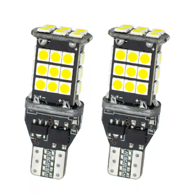 30-LEDs T15 W16W Reverse 921 955 Led Car Light Bulbs Xenon White SMD Canbus 12v