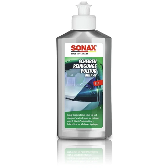 250 ml SONAX PULIZIA DISCHI LUCIDATURA VETRO INTENSIVA CURA DETERGENTE