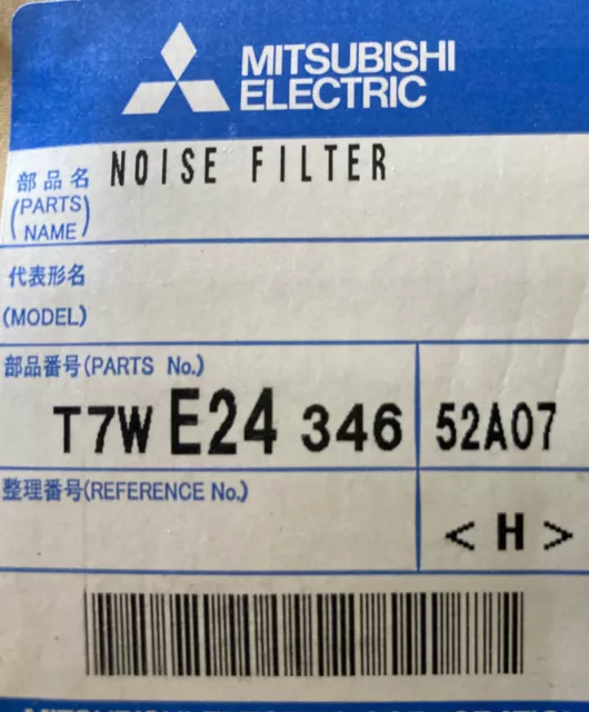 Filtro antirumore elettrico mitsubishi - T7W E24 346 52a07.     Puhz rp250 pcb