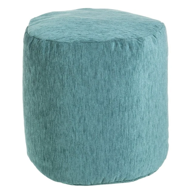 Puff Blu Poliestere 45x45x45cm Acrilico