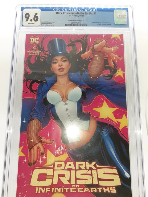 Dark Crisis on Infinite Earths #4 CGC 9.6 Nakayama Variant Zatanna NEWLY GRADED
