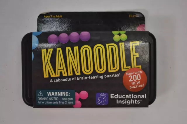 Educational Insights Kanoodle Brain Twisting 3D Puzzle Game For Kids/Teens
