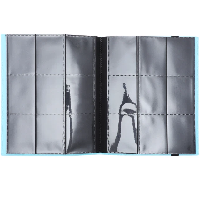 HENGBIRD Album Porta Carte Da Collezione Per Calcio: Raccoglitore In PU Con 50 Pagine E 400 Tasche, Ideale Per Carte Formato Standard 8,6x6,2 Cm, Regalo Per Appassionati